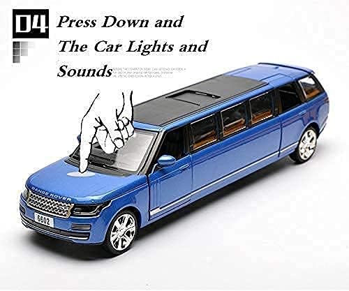 1:32 Medium Size Die Cast Alloy Metal Limousine Pull Back Car