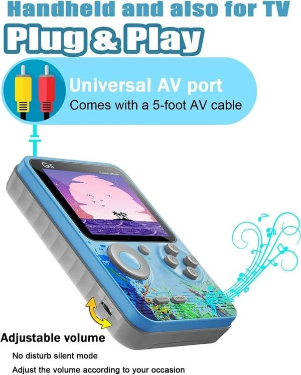 Premium 500 Video Game for Kids, G5 Video Game Retro