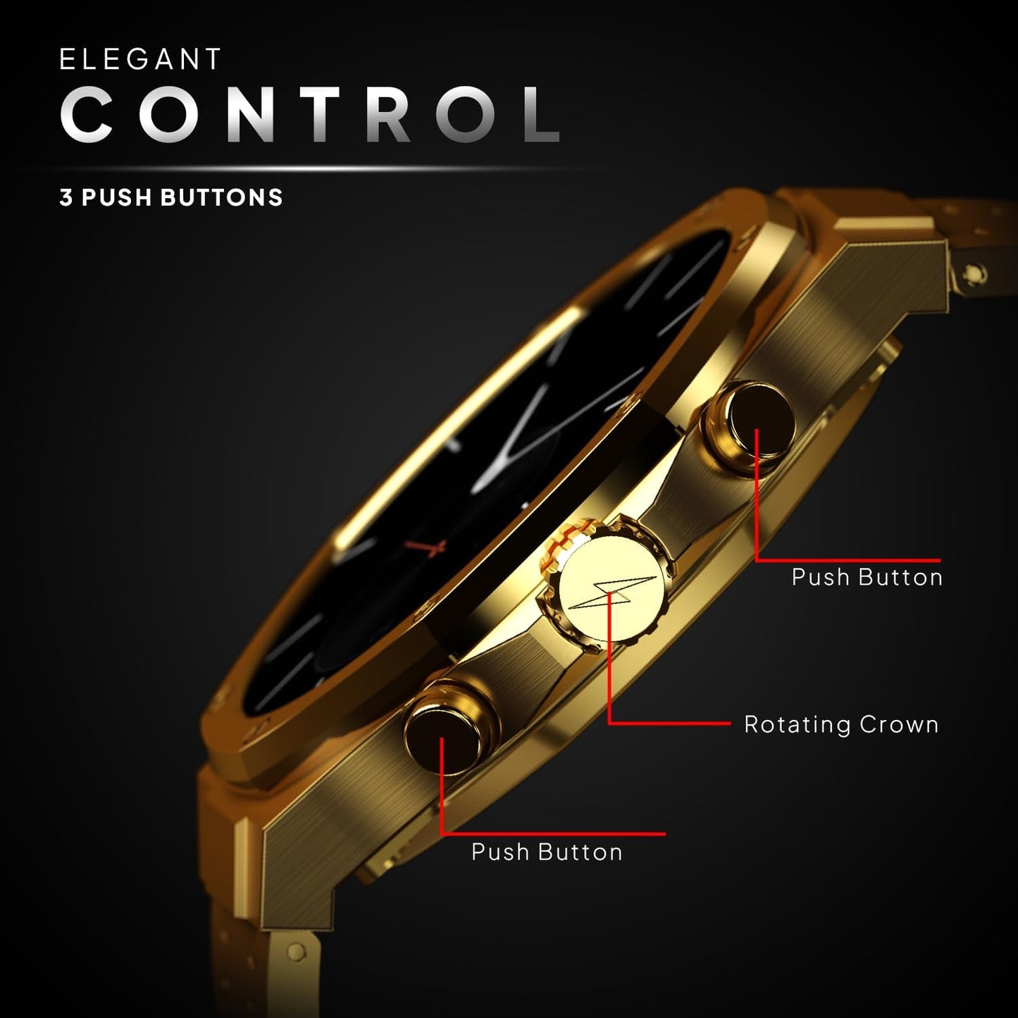 Fire-Boltt Royale Luxury Stainless Steel Smart Watch
