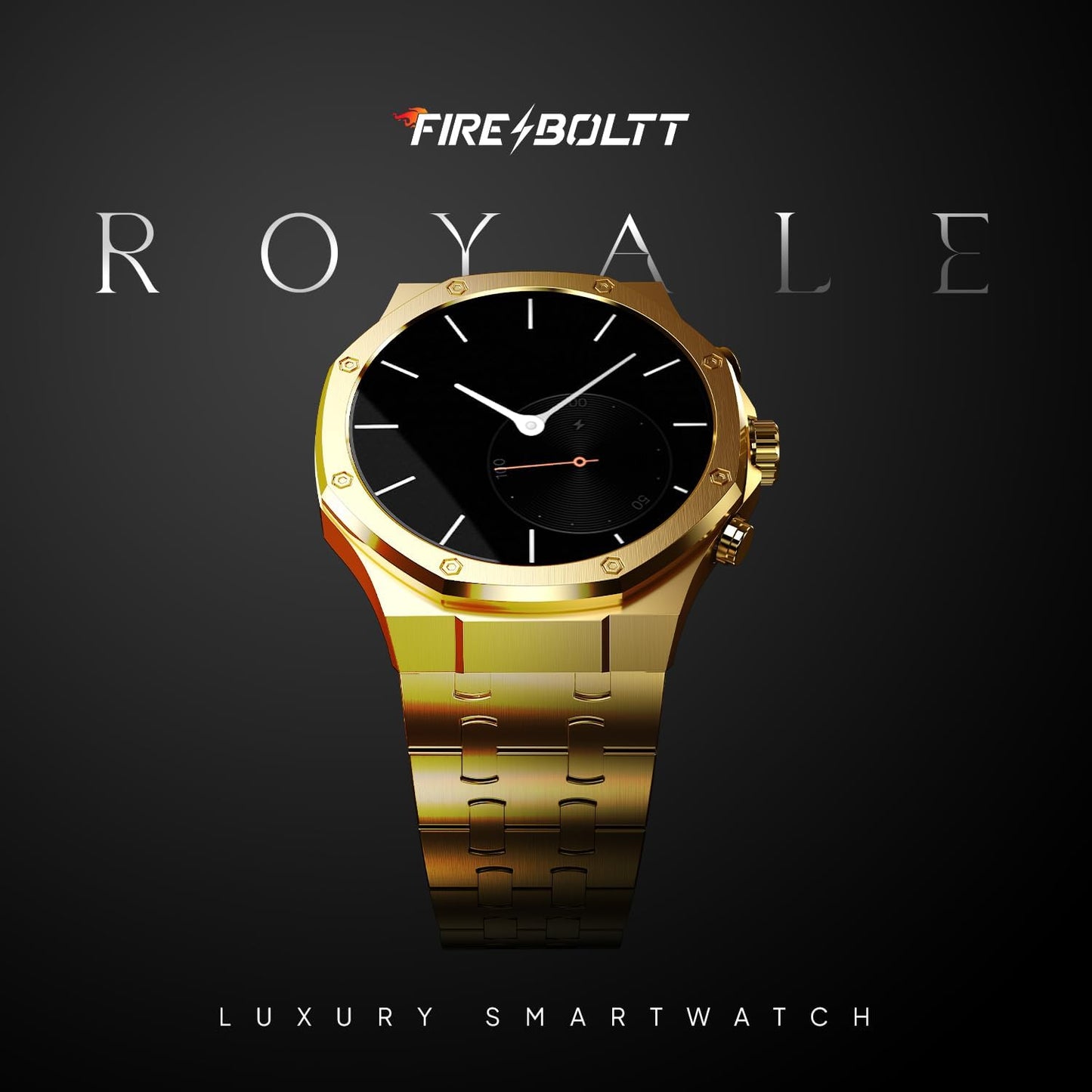 Fire-Boltt Royale Luxury Stainless Steel Smart Watch