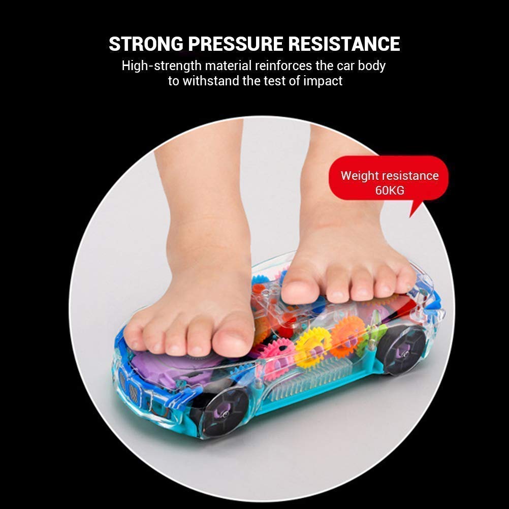 Transparent 3D Concept Super Car Toy for Kids