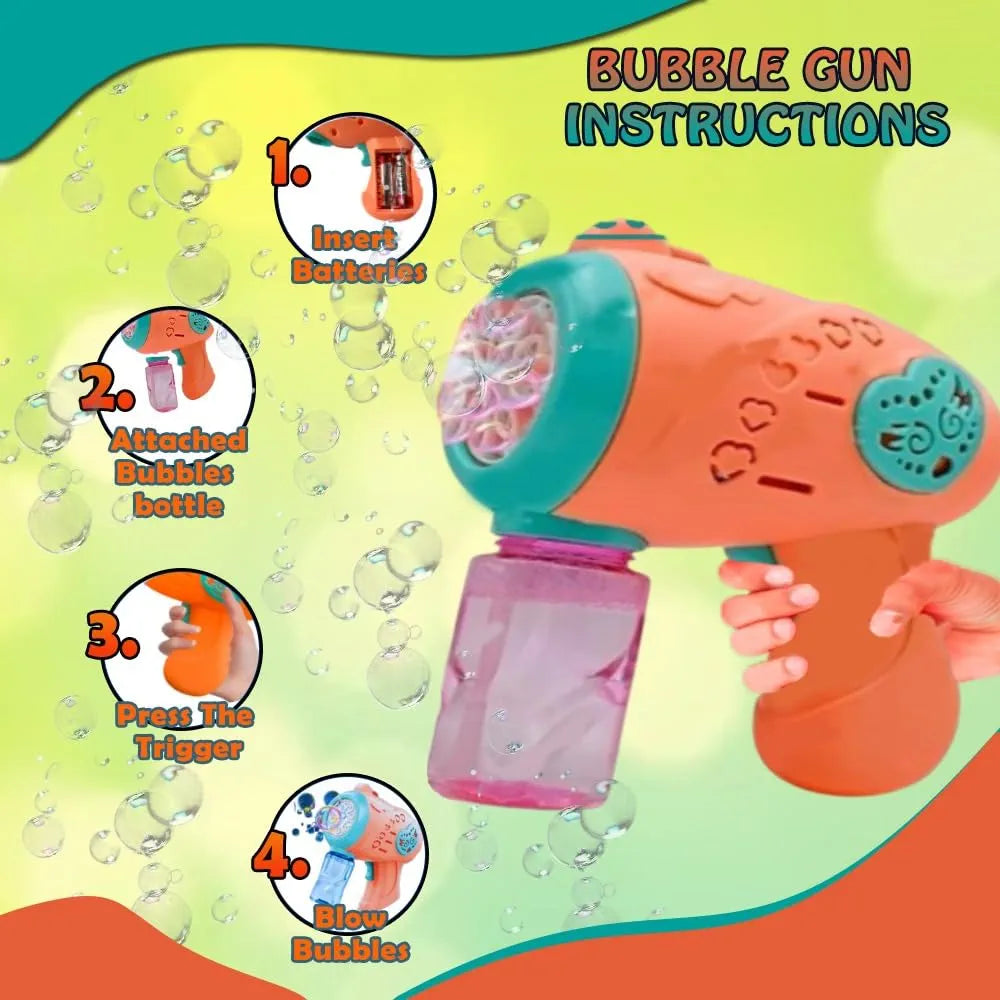 Bubble Machine for Kids Automatic Bubble Gun