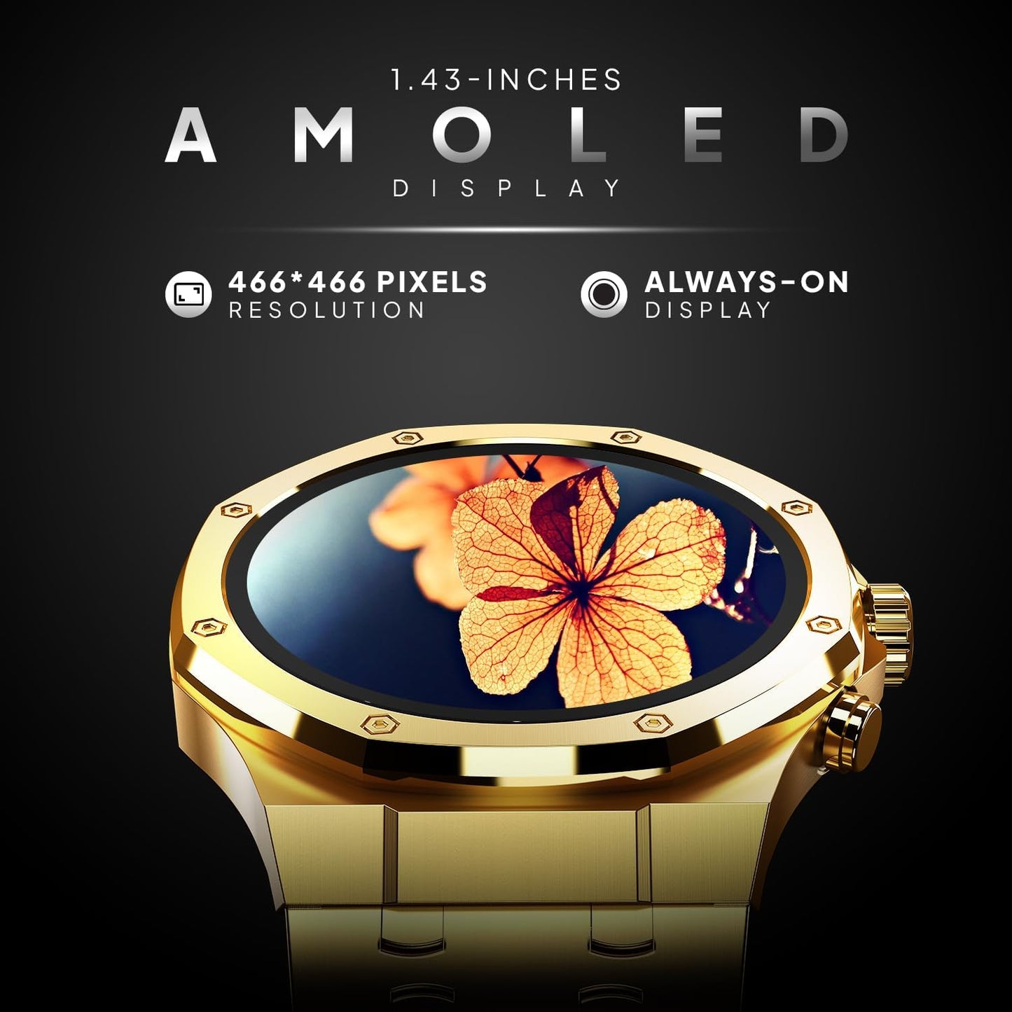 Fire-Boltt Royale Luxury Stainless Steel Smart Watch