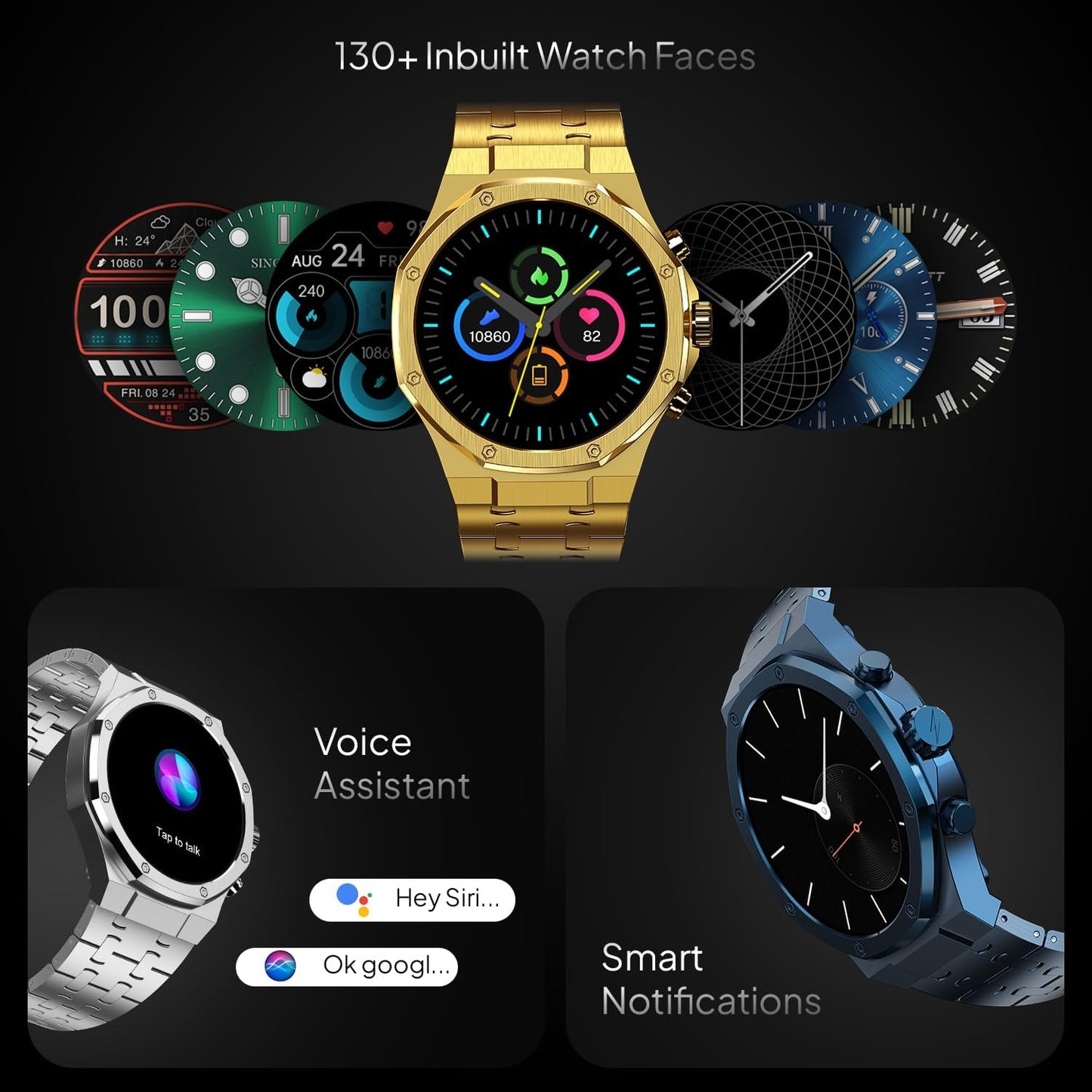 Fire-Boltt Royale Luxury Stainless Steel Smart Watch