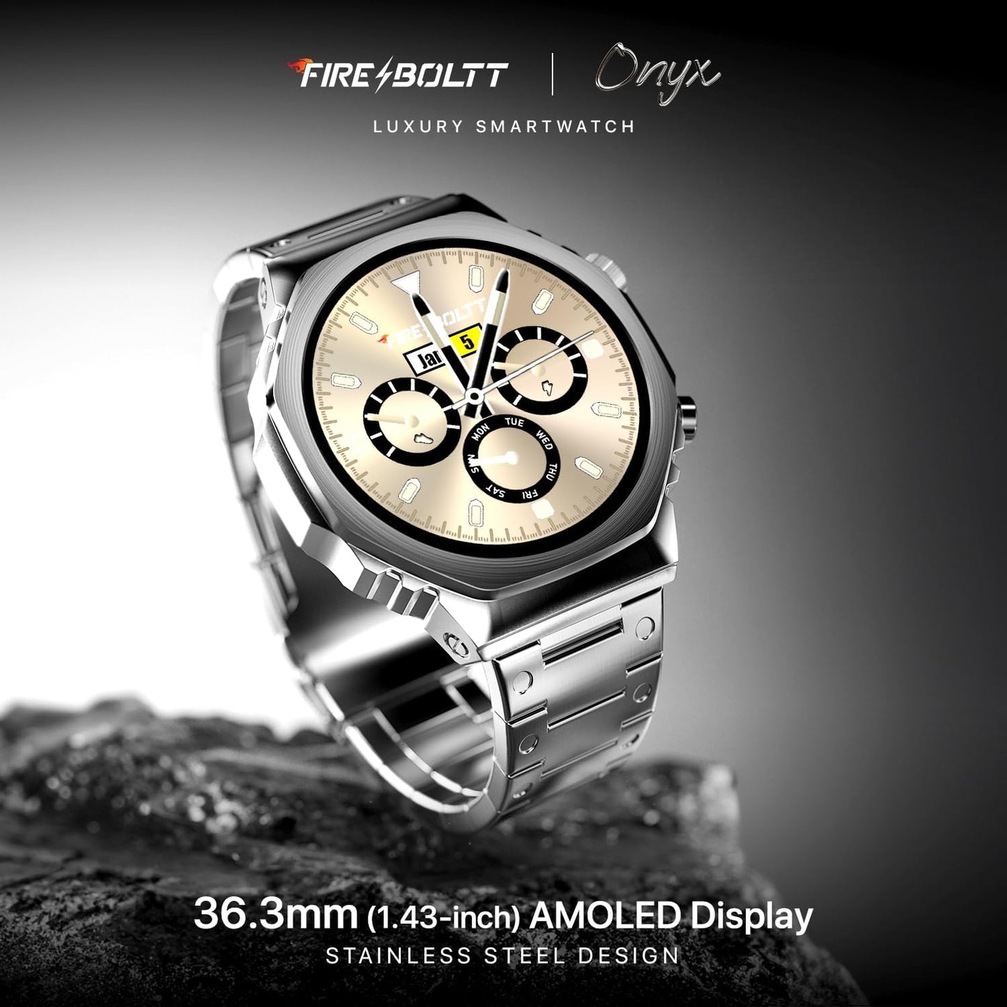 Fire-Boltt Onyx- 36.3mm AMOLED