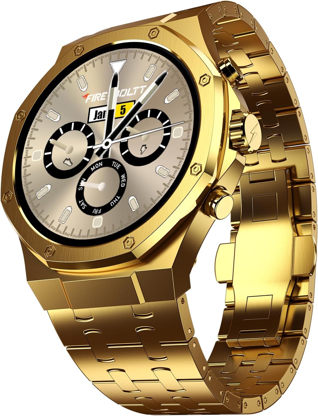 Fire-Boltt Royale Luxury Stainless Steel Smart Watch