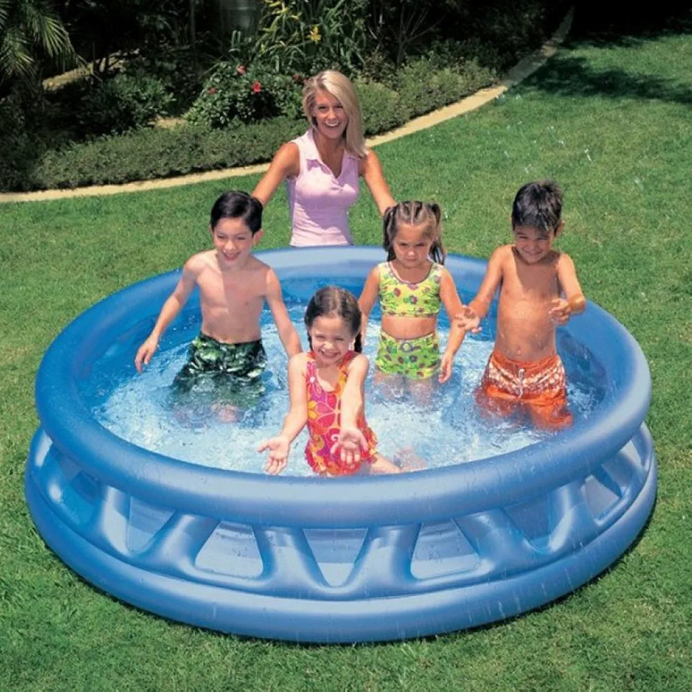 Intex 6 Feet Inflatable Side Pool (Blue)