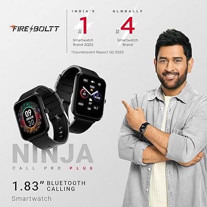 Fire-Boltt Ninja Call Pro Plus 1.83" Smart Watch