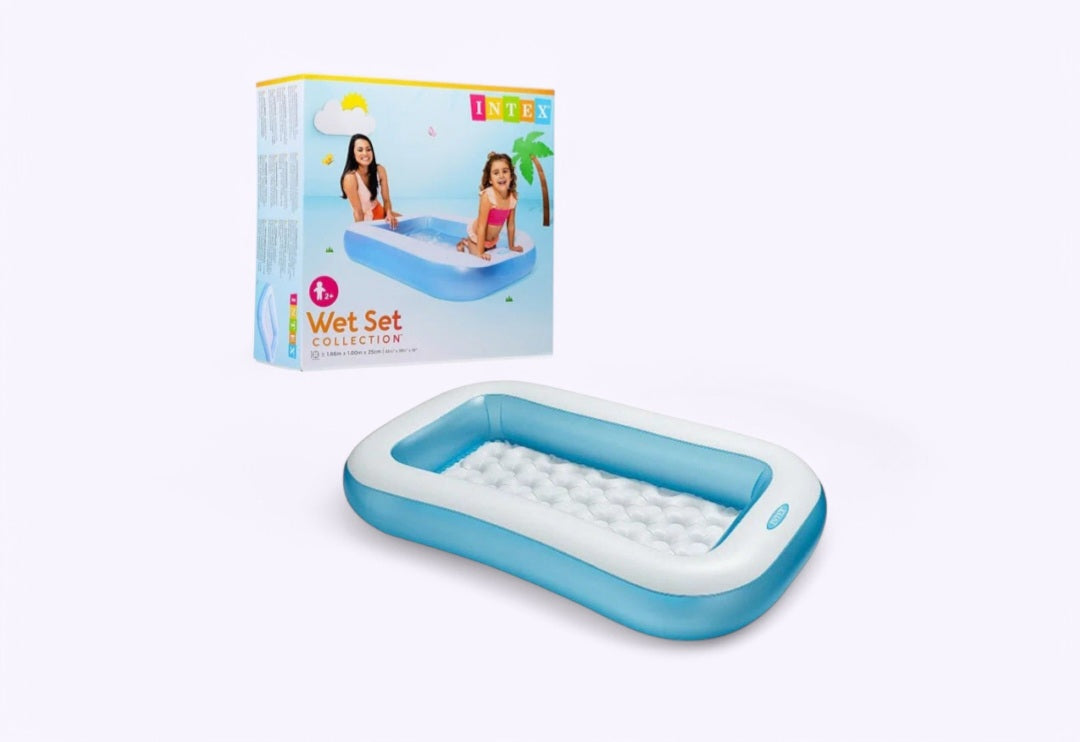 5.5ft Portable,Inflatable & Foldable Swimming Pool with Air Pump