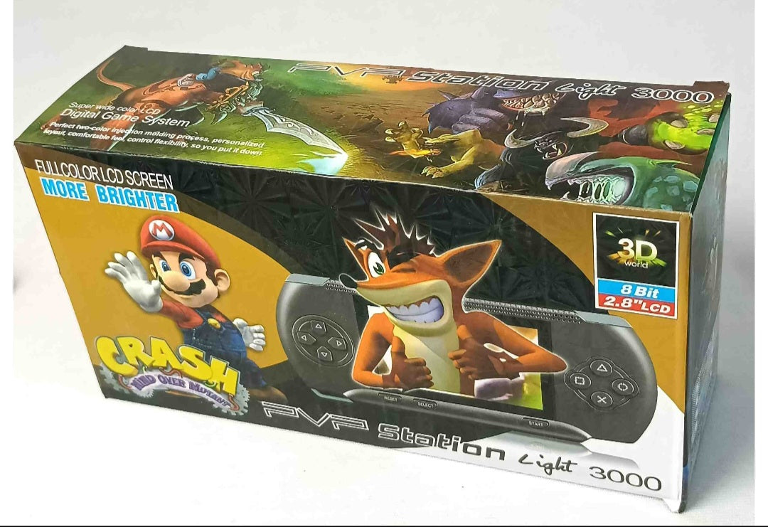 PVP 2 Game Station Light 3000 Handheld Video Game Console games for Kids