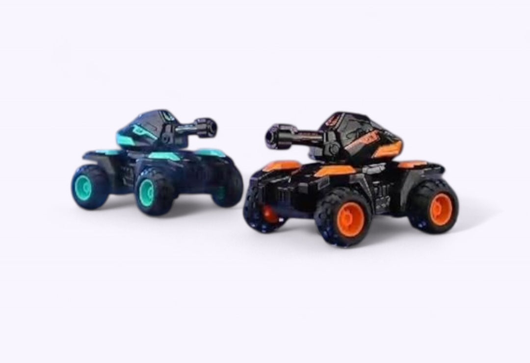 RC Tank Shooting Water Bullets Monster Truck with LED Light Remote Control Car