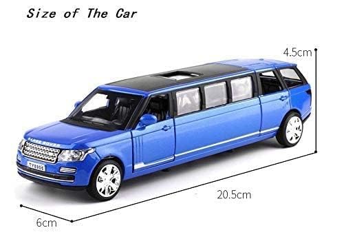 1:32 Medium Size Die Cast Alloy Metal Limousine Pull Back Car
