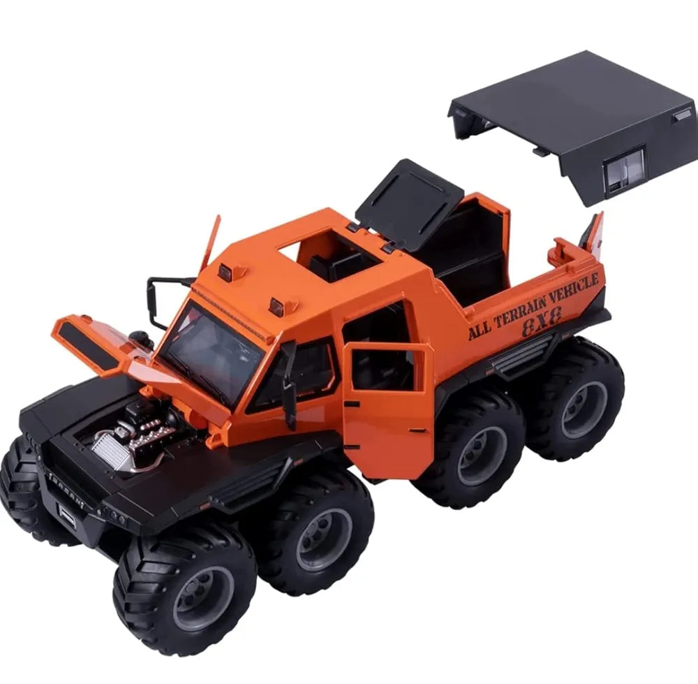 8 Tyre Alloy Car Model Diecast Metal Toy Off-Road Vehicles Car Model Simulation Kids Gift