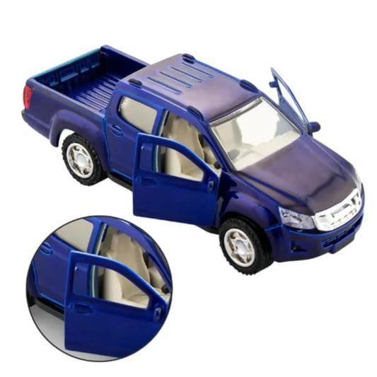 Max D1 Pickup Truck, Pull Back Action, Car Toys for Kids (Colour May Vary)