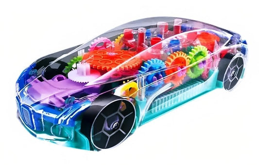 Transparent 3D Concept Super Car Toy for Kids