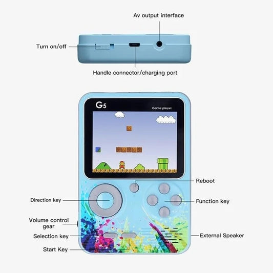 Premium 500 Video Game for Kids, G5 Video Game Retro