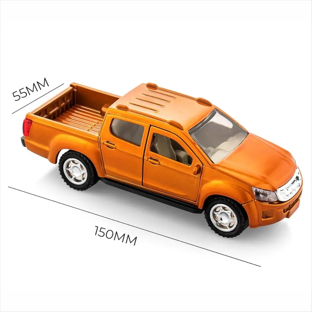 Max D1 Pickup Truck, Pull Back Action, Car Toys for Kids (Colour May Vary)