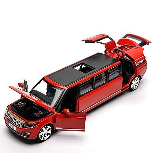 1:32 Medium Size Die Cast Alloy Metal Limousine Pull Back Car