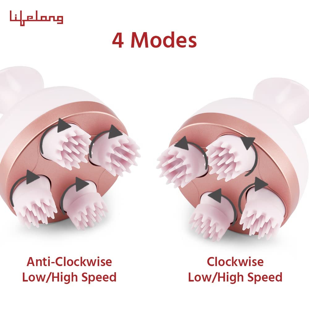Lifelong LLM225 Rechargeable Head, Scalp Full Body Pain Relief Massager