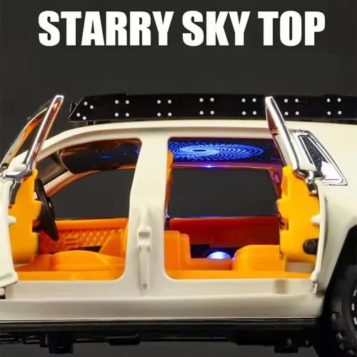 1:32 roll royce 6x6 wheel metal toy car with sound & light for kids ( multicolour)