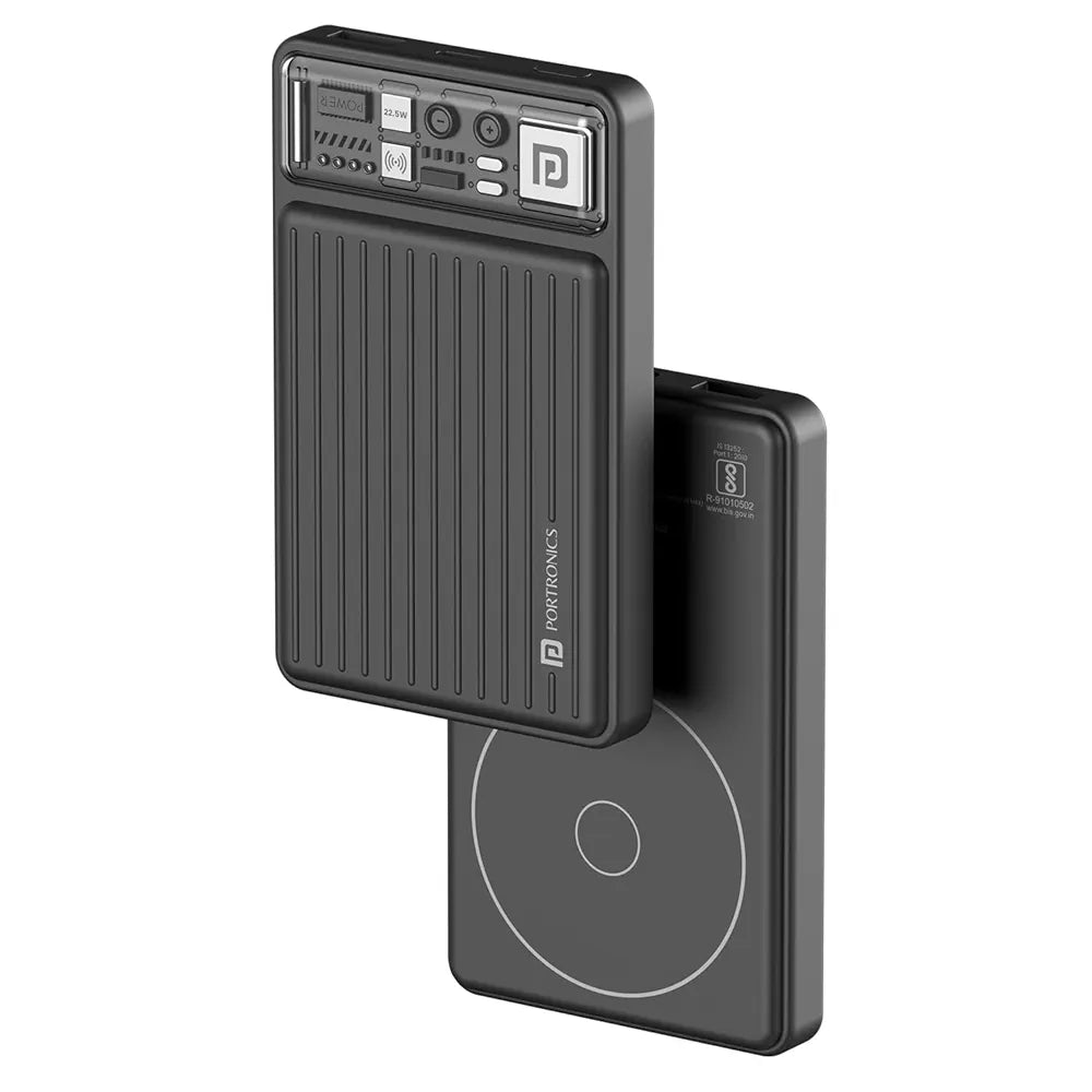 *Portronics Luxcell Wireless Mini 10k 10000mAh 15W