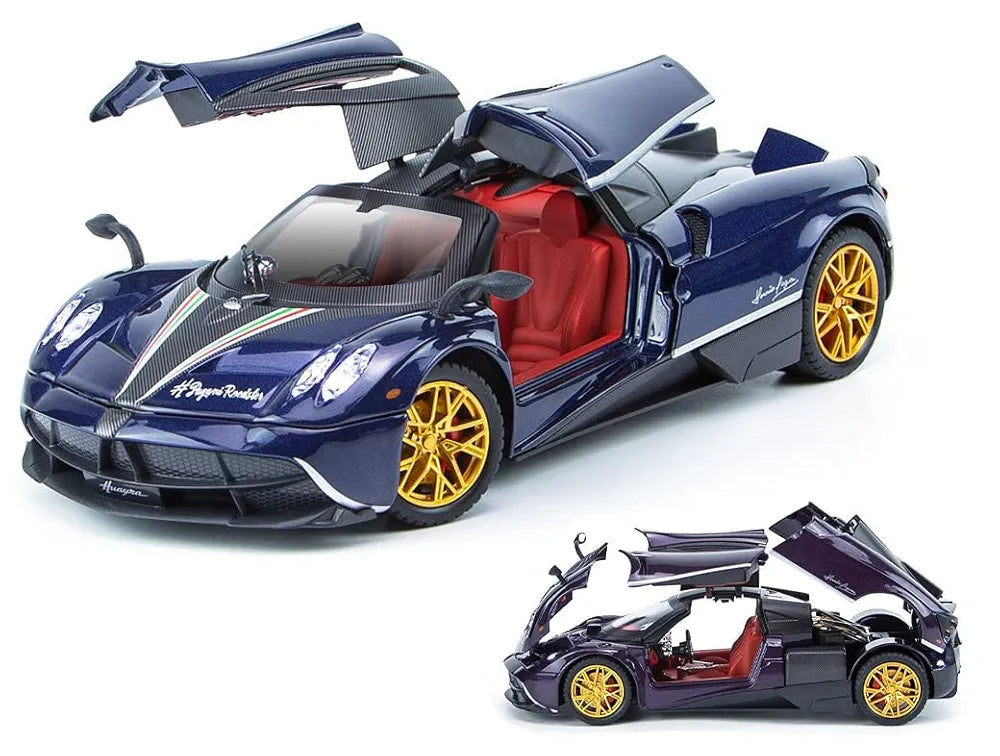 1/24 Pagani Diecast Metal Pullback Toy car