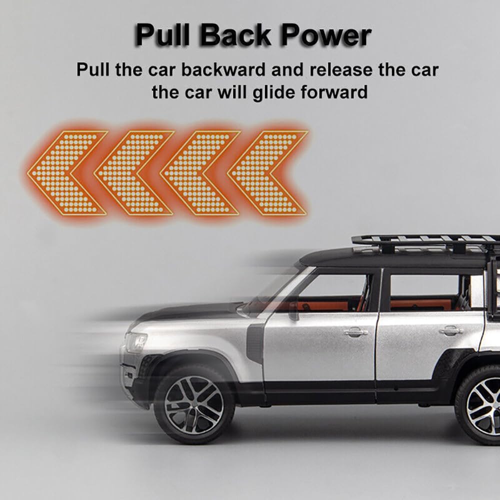 1:24 Scale Big Size Land Rover Defender Model Car
