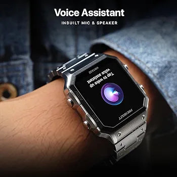 Fire-Boltt Vintage Smartwatch 39.1mm (1.52 inch) TFT Display, Stainless Steel Design, Bluetooth Calling
