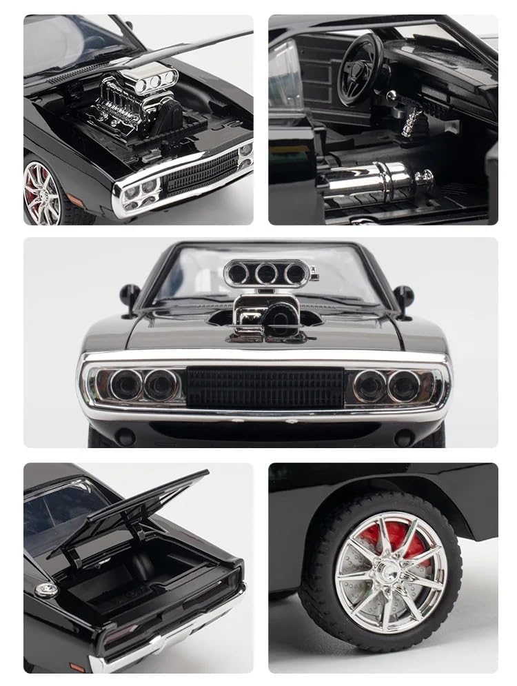 1:24 Dom's 1970 Dodge Charger R/T Die-Cast Metal Car