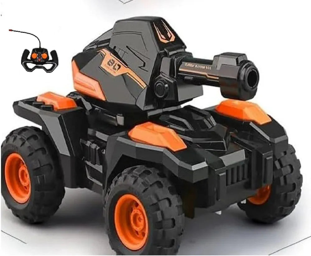 RC Tank Shooting Water Bullets Monster Truck with LED Light Remote Control Car
