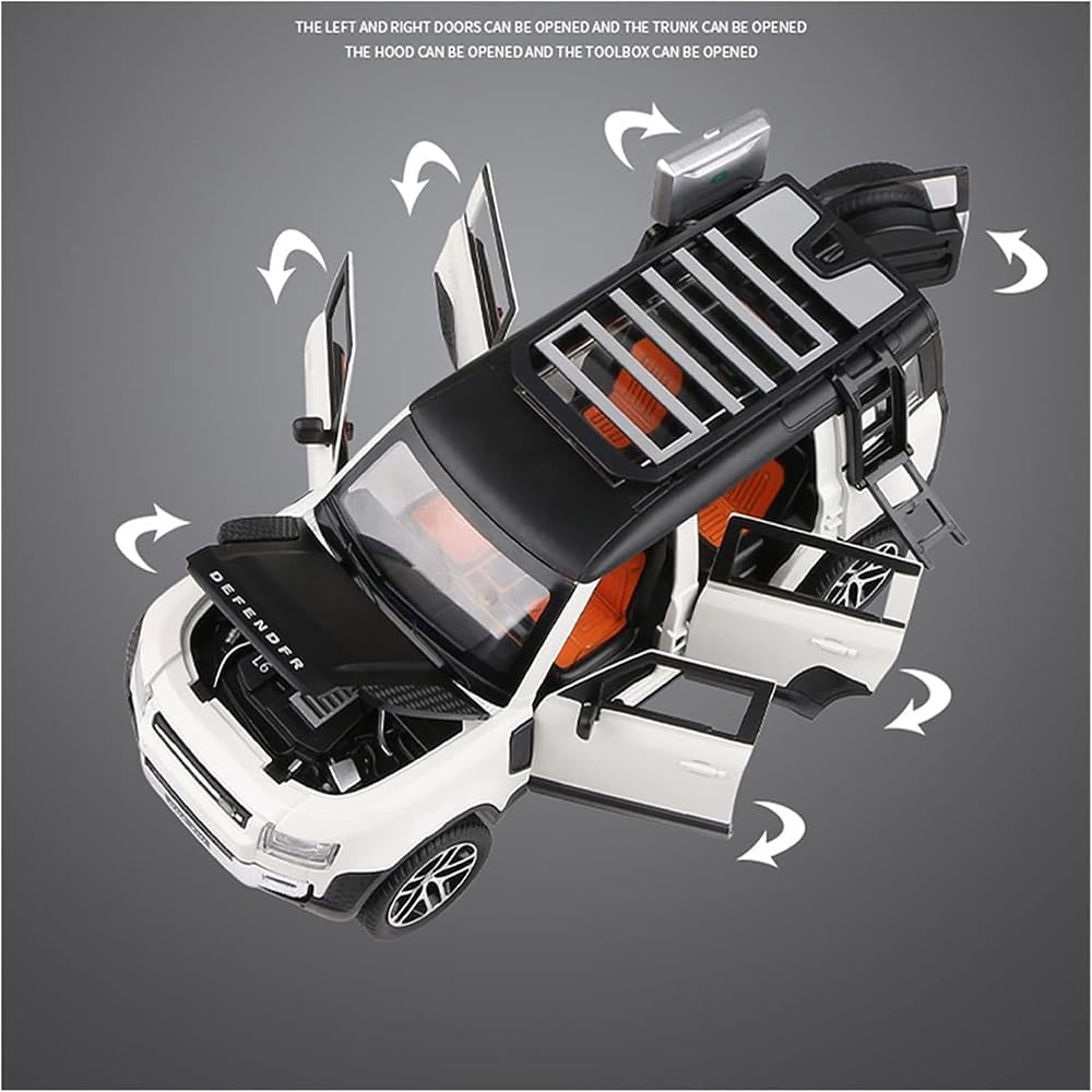 1:24 Scale Big Size Land Rover Defender Model Car