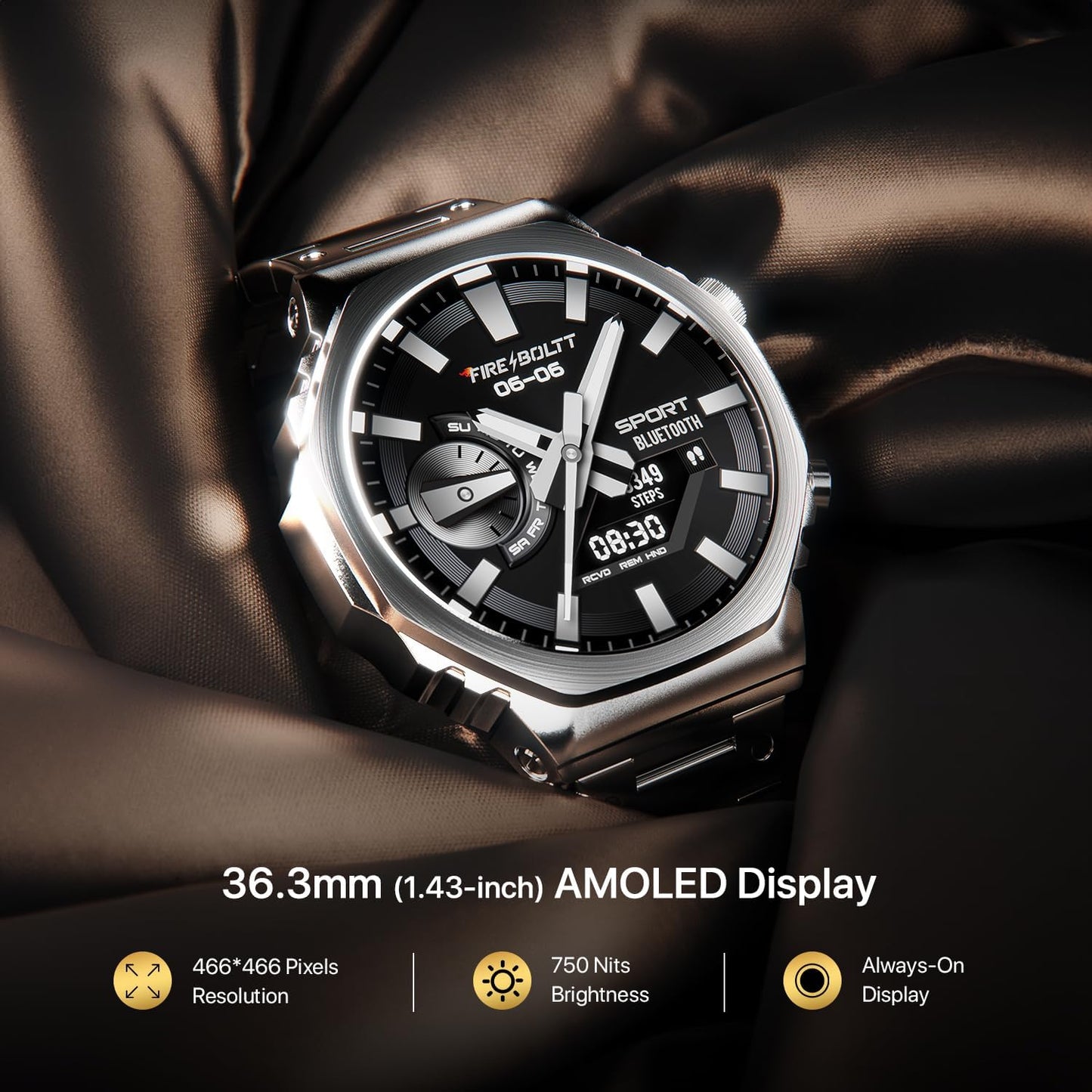 Fire-Boltt Onyx- 36.3mm AMOLED