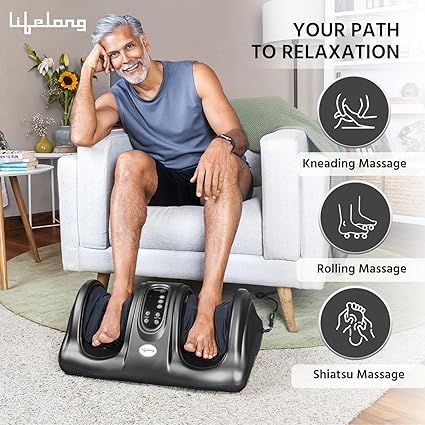 Lifelong Foot Massager Machine for Pain Relief