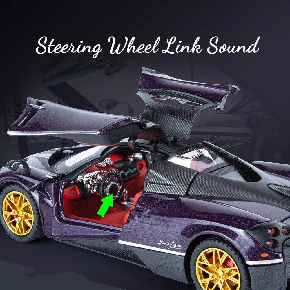 1/24 Pagani Diecast Metal Pullback Toy car