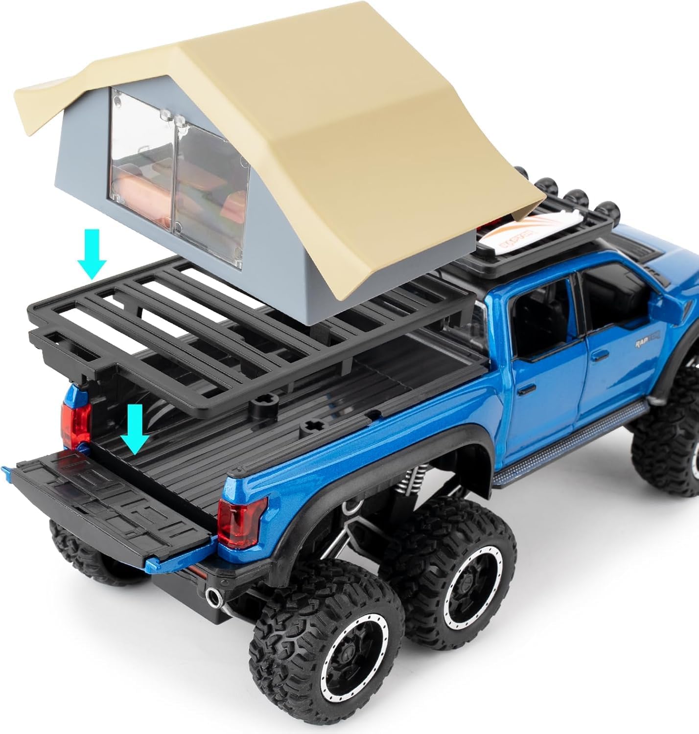 1/24 Ford Raptor F150 Pickup Truck Model Car