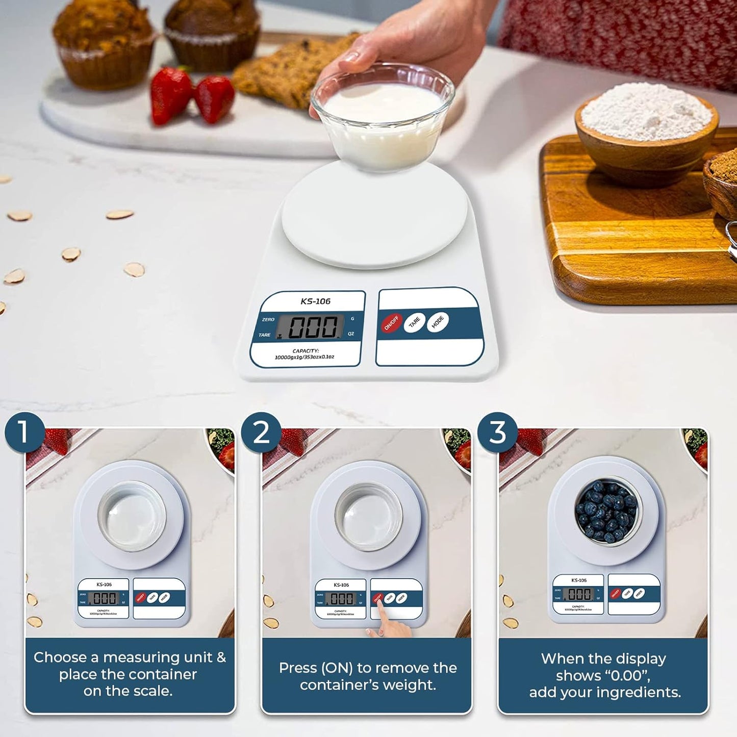 beatXP Kitchen Scale