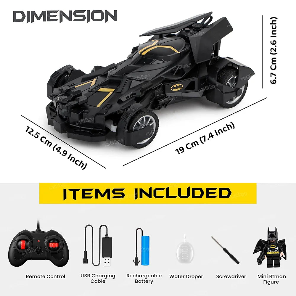 BATMAN RC SPRAY R/C REMOTE CONTROL CAR