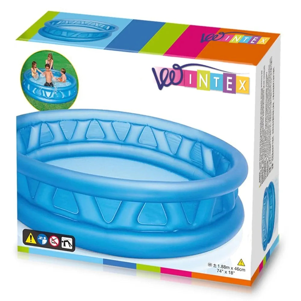 Intex 6 Feet Inflatable Side Pool (Blue)