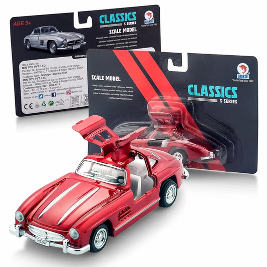 S Classic | Pull Back Action, Car Toys for Kids | 2+ Age (Colour May Vary