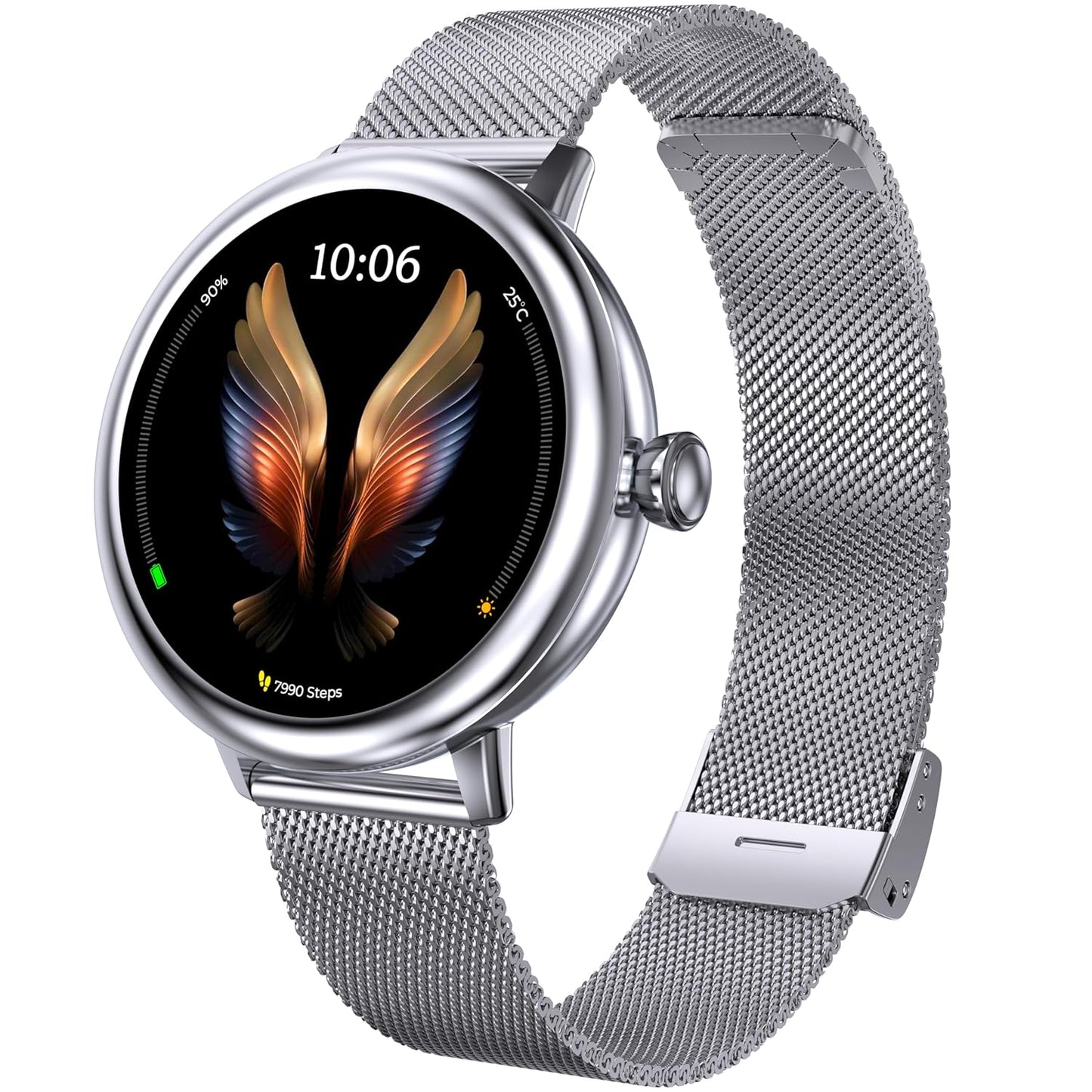 beatXP Eva 1.2" Super AMOLED Display, Bluetooth Calling Smart Watch for Women
