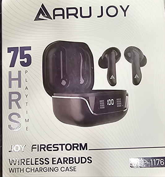 ARU JOY FIRESTORM EARBUDS 75HRS PLAYTIME