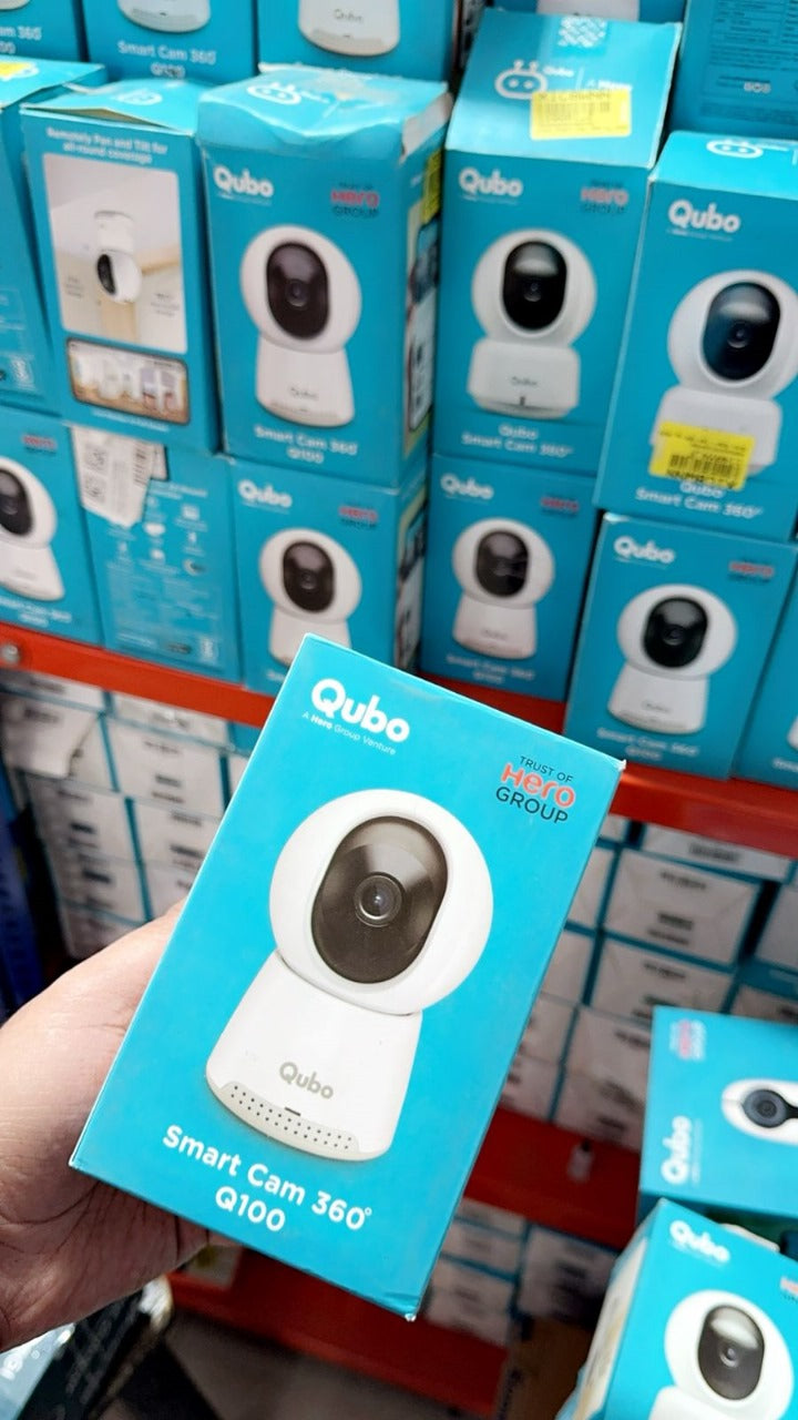 Qubo Smart 360 3MP 1296p WiFi CCTV Security Camera