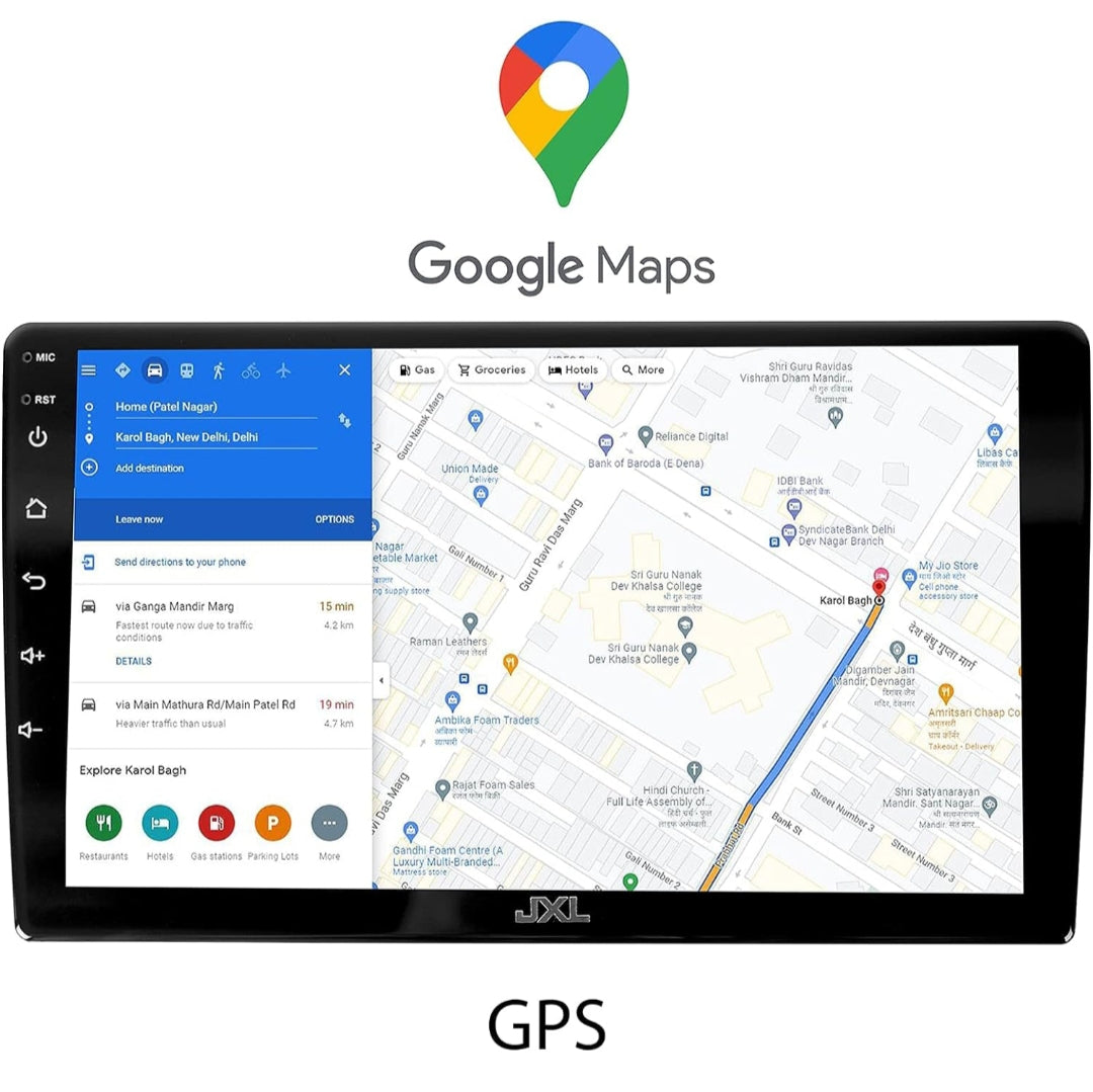 JXL 10 Inch Car Android Double Din Player 2GB/32GB