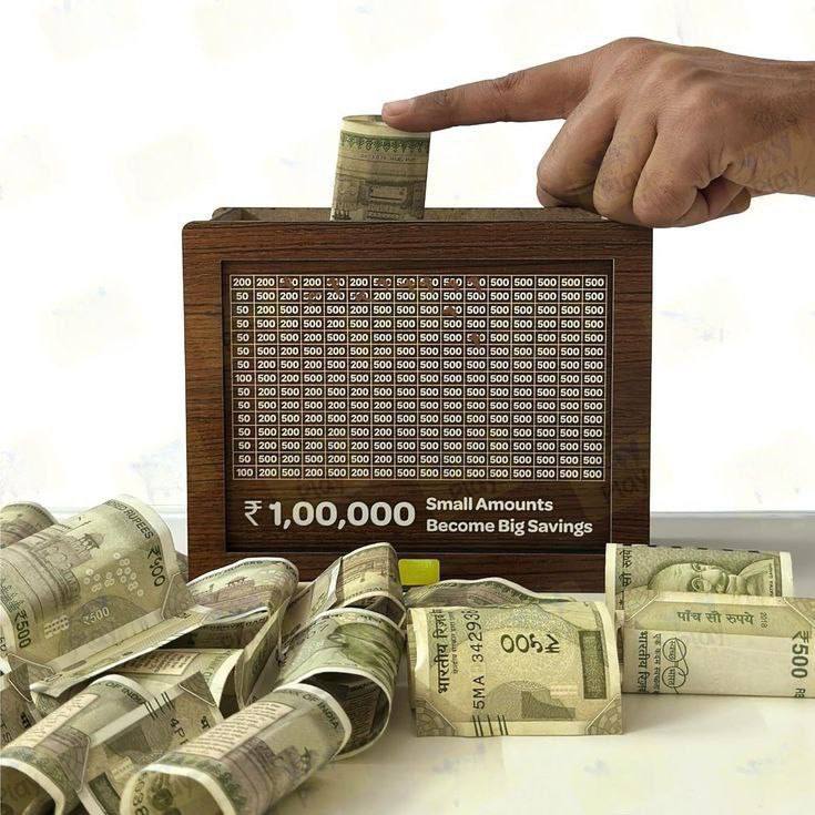 WOOD MONEY BANK