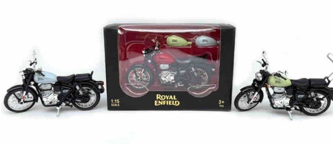 Royal enfield metal bike die cast model 
100% Original quality