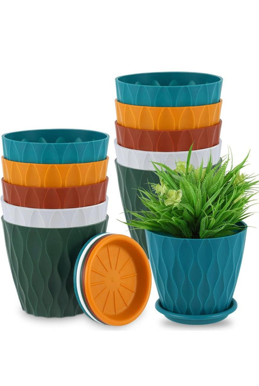 Plant Pot with drainage hole (pack of 5)