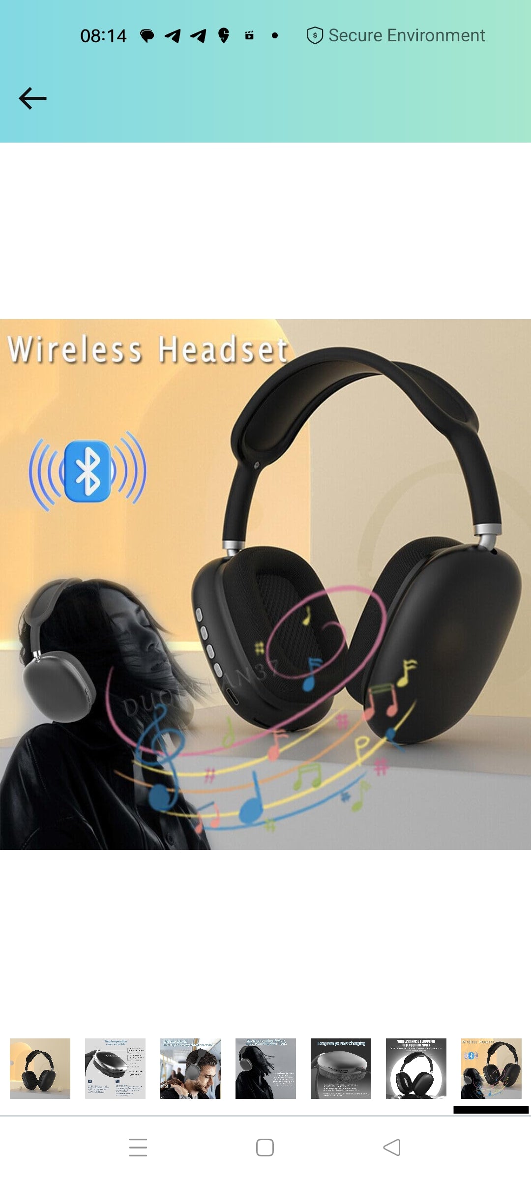 P9 Wireless Headset Bluetooth