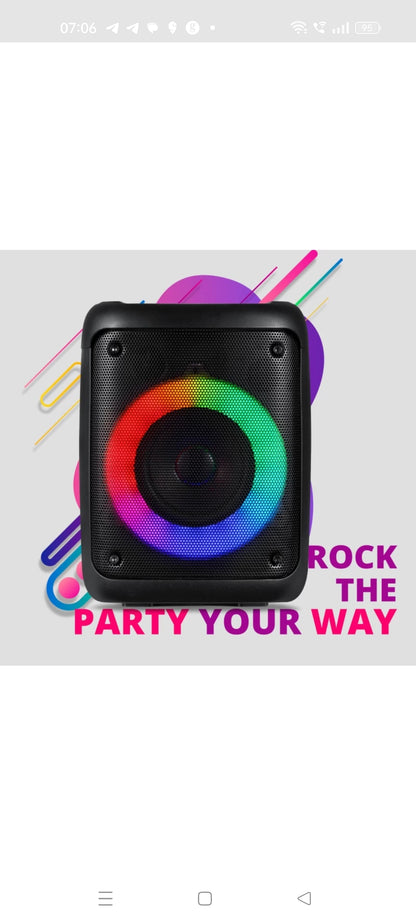 Zoook Music Blaster Bluetooth Party Speaker 14 watts