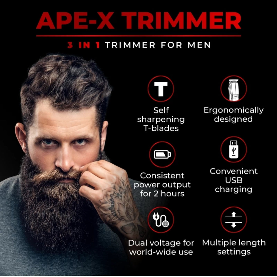 Beardo Ape-X 3-in-1 TRIMMER