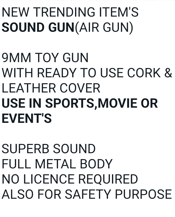 SOUND TOY GUN (AIR GUN)